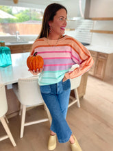 Load image into Gallery viewer, PREORDER: Over The Rainbow Striped Sweater