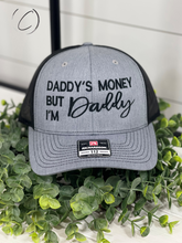 Load image into Gallery viewer, Adult Daddy's Money Embroidered Snapback Hat