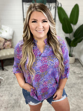 Load image into Gallery viewer, Lizzy Top in Lavender Ditsy Floral