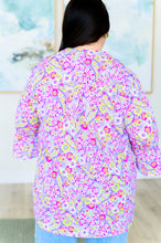 Load image into Gallery viewer, Lizzy Bell Sleeve Top in Lavender Retro Ditsy Floral