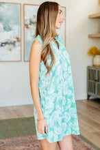 Load image into Gallery viewer, Lizzy Tank Dress in Emerald Palm