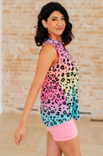 Load image into Gallery viewer, Lizzy Tank Top in Rainbow Leopard