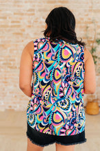Load image into Gallery viewer, Lizzy Tank Top in Teal Deco Multi