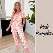 Load image into Gallery viewer, PREORDER: Short Sleeve Jogger Pajama Set in Eight Prints