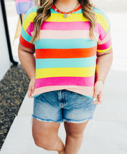 Load image into Gallery viewer, Sunny Days Striped Tee