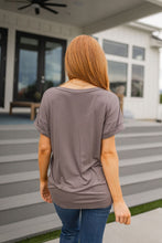 Load image into Gallery viewer, Absolute Favorite V-Neck in Dark Taupe