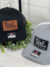 Load image into Gallery viewer, Adult Girl Math, It's Basically Free Patch Snapback Hat