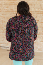 Load image into Gallery viewer, Lizzy Top in Black Paisley