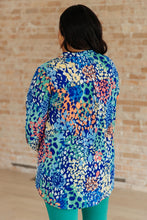 Load image into Gallery viewer, Lizzy Top in Royal Abstract