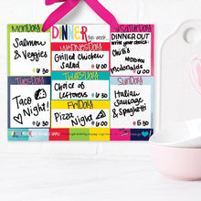 Load image into Gallery viewer, 52-Week Meal Minder® Weekly Menu Planner Pad | Grocery List | Bonus Dry Erase Menu Board - Denise Albright®