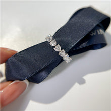 Load image into Gallery viewer, 2.1 Carat 925 Sterling Silver Moissanite Heart Ring