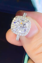 Load image into Gallery viewer, 3 Carat Moissanite 925 Sterling Silver Square Ring