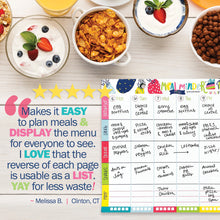 Load image into Gallery viewer, 52-Week Meal Minder® Weekly Menu Planner Pad | Grocery List | Bonus Dry Erase Menu Board