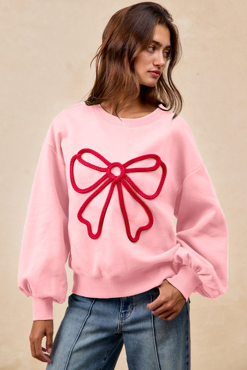 Blush & Bow Pullover