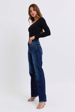 Load image into Gallery viewer, Easygoing Raw Hem Straight Leg Judy Blue Jeans