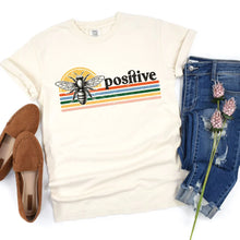 Load image into Gallery viewer, Bee Positive Graphic Tee
