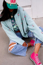 Load image into Gallery viewer, Ampersand Oversized Knit Cardigan - Cozy Rosy