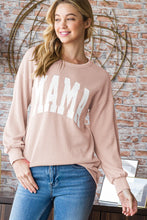Load image into Gallery viewer, MAMA Long Sleeve Urban Ribbed Top