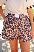 Load image into Gallery viewer, Bow Trim Boxer Shorts- Safari Chic