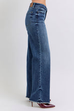 Load image into Gallery viewer, Effortless Edge Raw Hem Mid Rise Judy Blue Jeans
