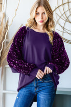 Load image into Gallery viewer, Sequin Pullover Top