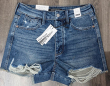 Load image into Gallery viewer, High Waist Rigid Magic Judy Blue Cut Off Shorts in Medium Wash