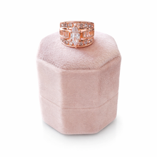 Load image into Gallery viewer, Victoria Marquise Cut Stacked Ring-Champagne Gold