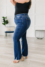 Load image into Gallery viewer, Charity Mid Rise Distressed Hem Bootcut Judy Blue Jeans