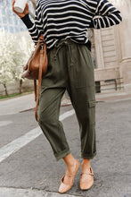 Load image into Gallery viewer, PREORDER: Ampersand Cargo Cutie Crop Pant - Olive