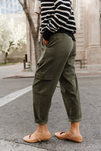 Load image into Gallery viewer, PREORDER: Ampersand Cargo Cutie Crop Pant - Olive