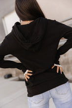 Load image into Gallery viewer, Ampersand Henley Hoodie - Midnight Lace
