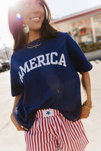 Load image into Gallery viewer, Ampersand Boyfriend Tee - America