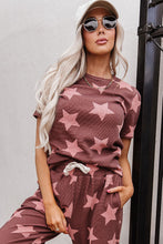 Load image into Gallery viewer, Ampersand Waffle Lulu Tee - Starstruck