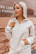 Load image into Gallery viewer, PREORDER: Ampersand Comfort Zone HalfZip - Gingham Lace