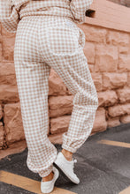 Load image into Gallery viewer, PREORDER: Ampersand Comfort Zone Joggers - Gingham Lace