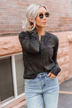 Load image into Gallery viewer, PREORDER: Ampersand Button Front Long Sleeve Lulu - Cross-Country Camo