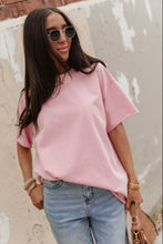 Load image into Gallery viewer, Ampersand Boyfriend Tee - Pink