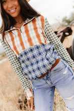 Load image into Gallery viewer, Ampersand HalfZip Sweatshirt - Cowpoke Cutie