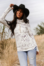 Load image into Gallery viewer, Ampersand CowlNeck Sweatshirt - Home On The Range