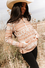 Load image into Gallery viewer, Ampersand HalfZip Sweatshirt - Bronco Babe