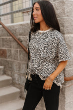Load image into Gallery viewer, Ampersand Boyfriend Tee - Layover Leopard