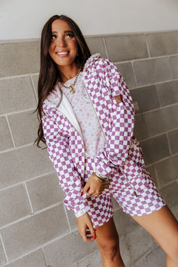 Ampersand University FullZip in Lavender Daydream