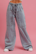 Load image into Gallery viewer, Boardwalk Breeze Pinstripe Denim