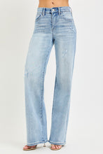 Load image into Gallery viewer, RISEN Tummy Control E-band High Rise Wide Leg Jeans