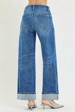 Load image into Gallery viewer, RISEN Slouchy Wide Leg Jeans With Cuffed Jeans