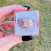Load image into Gallery viewer, Victoria Marquise Cut Stacked Ring-Champagne Gold
