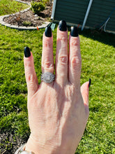 Load image into Gallery viewer, Alessia 3 Piece Grand Halo Ring Set