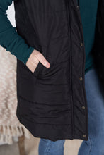 Load image into Gallery viewer, Harlow Long Vest - Black