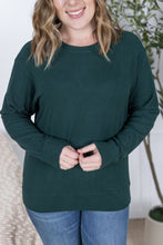 Load image into Gallery viewer, Corrine Ribbed Pullover Top - Forest Green