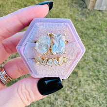 Load image into Gallery viewer, Toi et Moi 2 Piece Ring Set